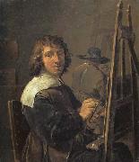 David Teniers Self-Portrait:The Painter in his Studio oil painting